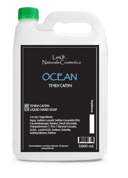 00656 Lato Naturals Ocean techen sapun 5l 